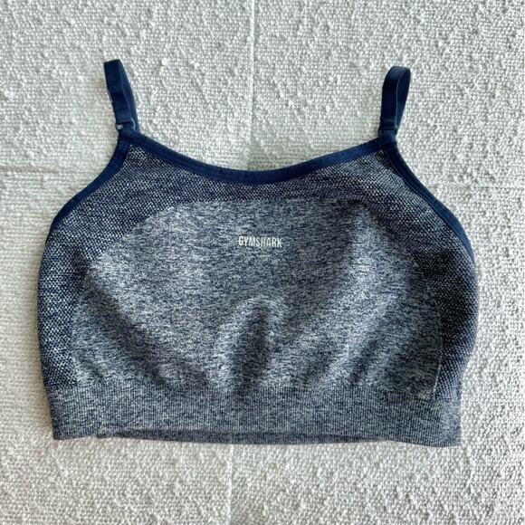 Gymshark Other - Gymshark Flex Blue Speckled Sports Bra Size Small